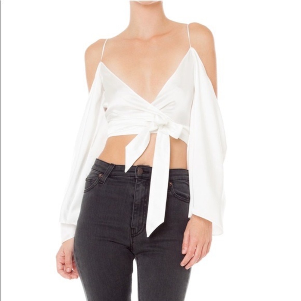 ARE YOU AM I - Casiel Top (white) Size (M)